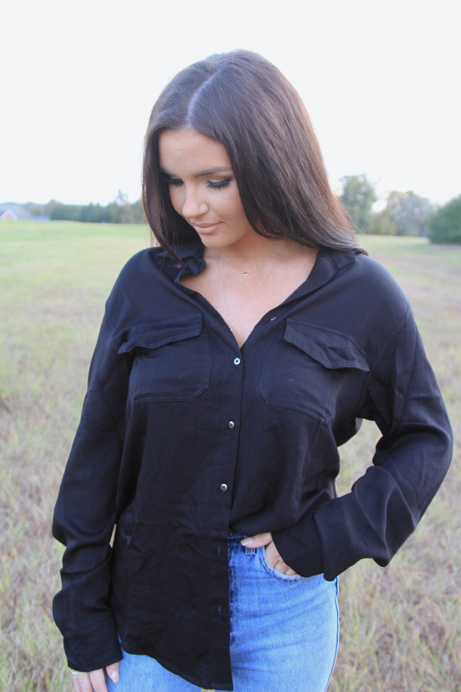 EMMA TOP | BLACK